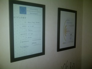 Certificaten en diplomas Hermine Merlijn